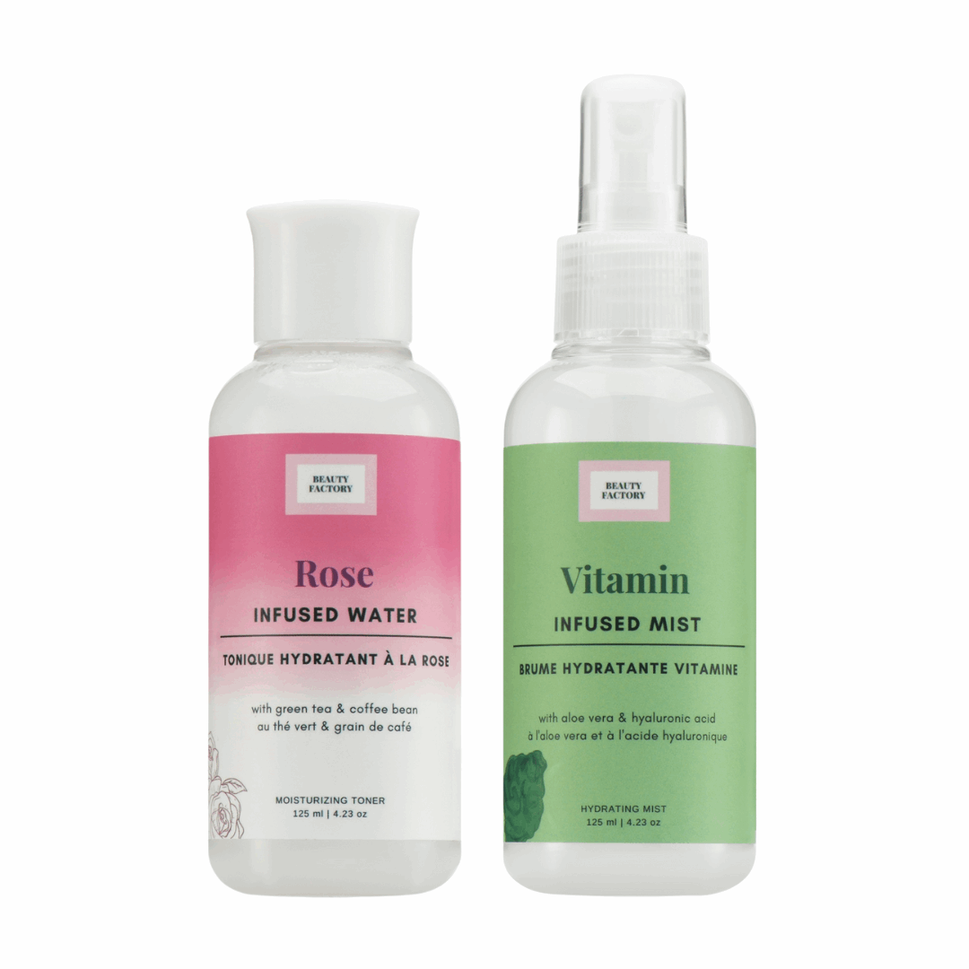 Beauty Factory Rose Water and Vitamin Mist Set