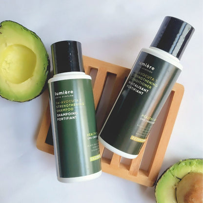 La Verne Lumiere 5α-Avocuta T Strengthening Shampoo & Conditioner Set (Travel Size) La Verne